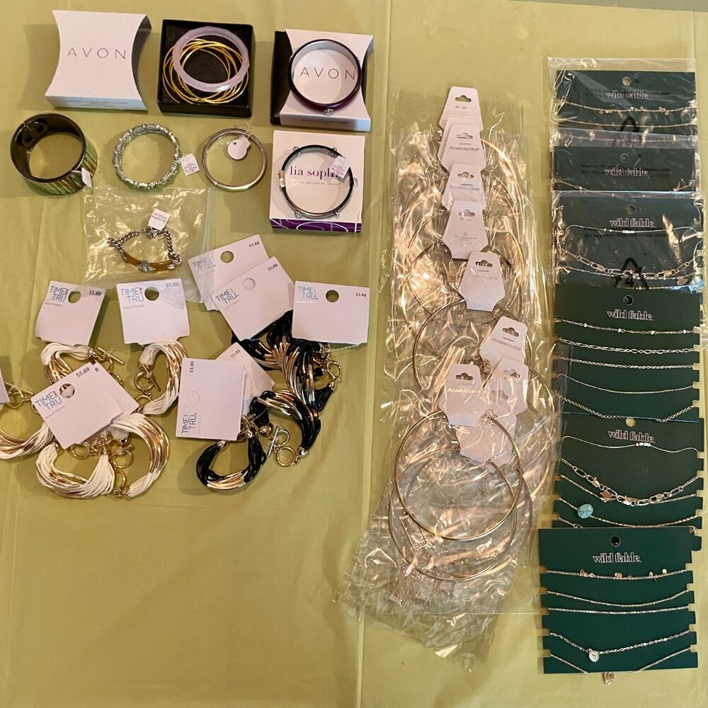 Fashion Jewelry Mixed Lot Lia Sophia Target Chokers Bracelets Necklaces NWT!